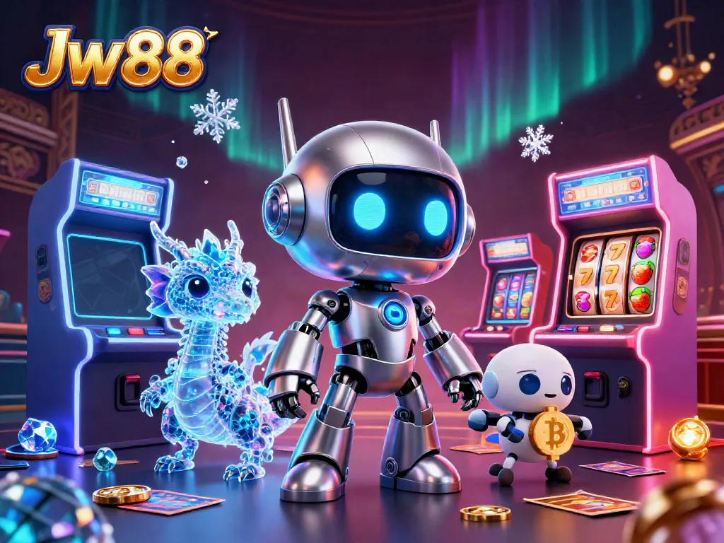 Join the excitement at Jw 88 with engaging slot machines, showcasing vibrant symbols and dynamic characters.